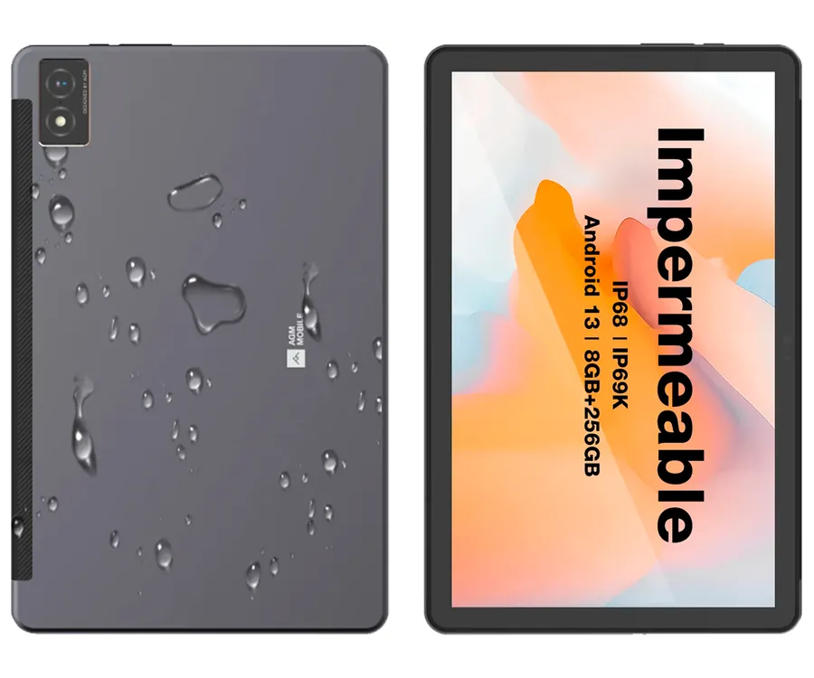 AGM PAD P1 4G Gris / Impermeable / 8+256GB / 10.36" Full HD+