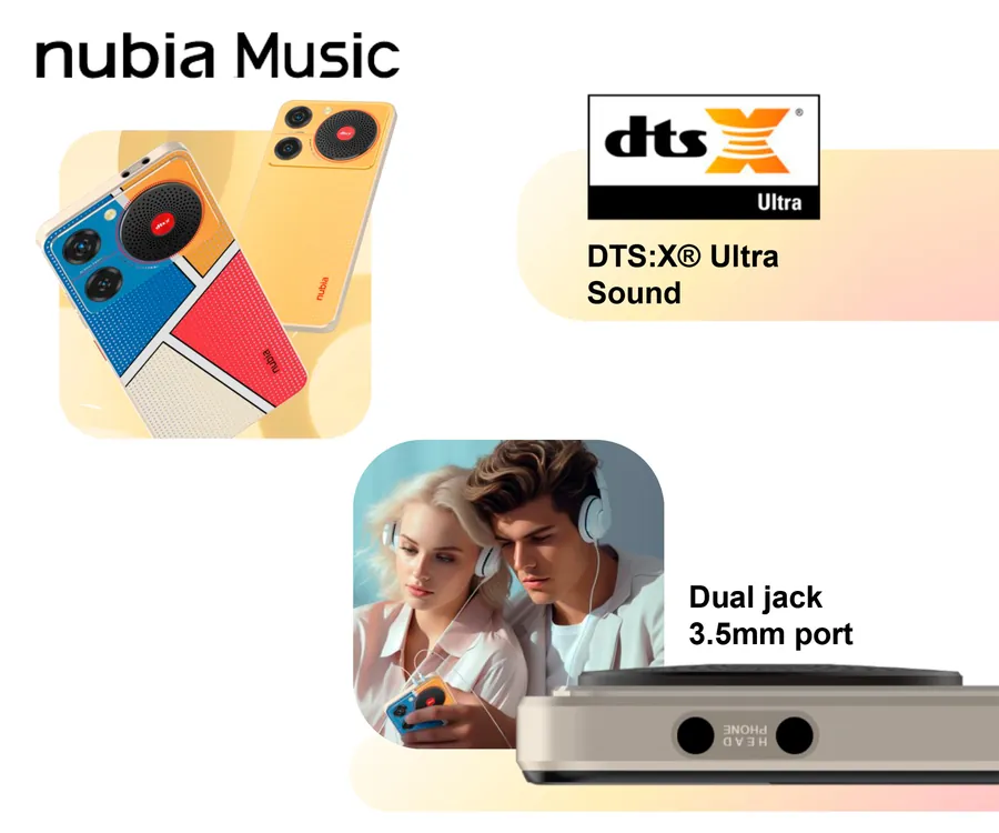 ZTE Nubia Music Pop Art / 4+128GB / 6.6