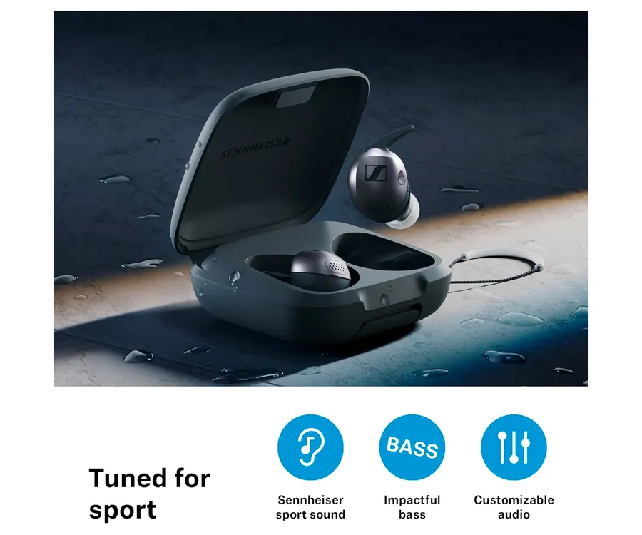SENNHEISER MOMENTUM Sport Black / Auriculares InEar True Wireless