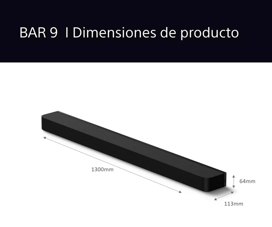 SONY HT-A9000 BRAVIA Theatre Bar 9 Black / Barra de sonido SONY HT-A9000 BRAVIA Theatre Bar 9 Black / Barra de sonido