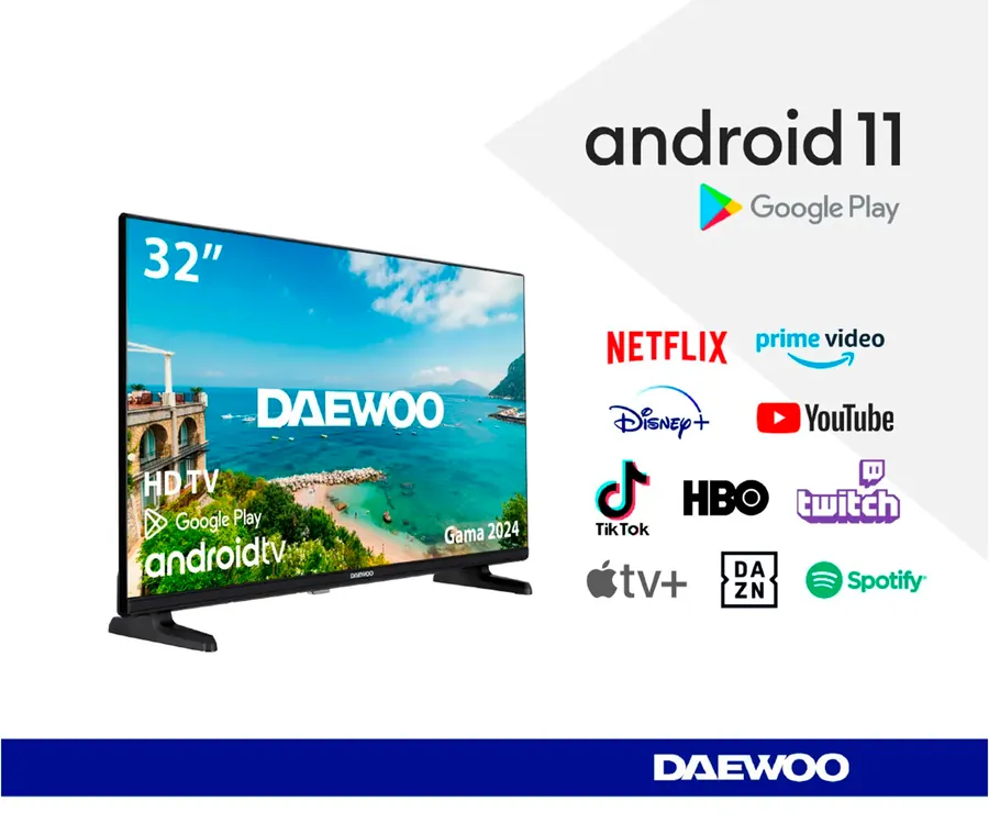DYON Smart 32 VX Téléviseur 80 cm (32 pouces) (HD Smart TV, HD Triple
