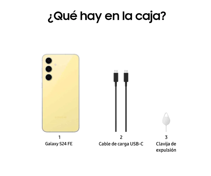 Samsung Galaxy S24 FE Amber Yellow / 8+256GB / 6.7