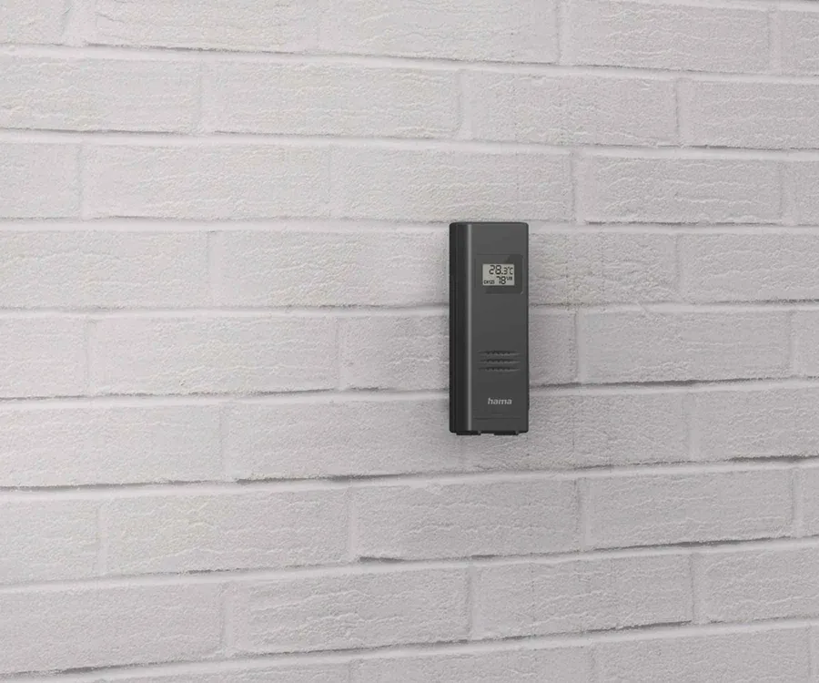 Hama TH-130 Station Météo Numérique Noire - Thermomètre Hygromètre Intérieur Avec Indicateur De Confort
