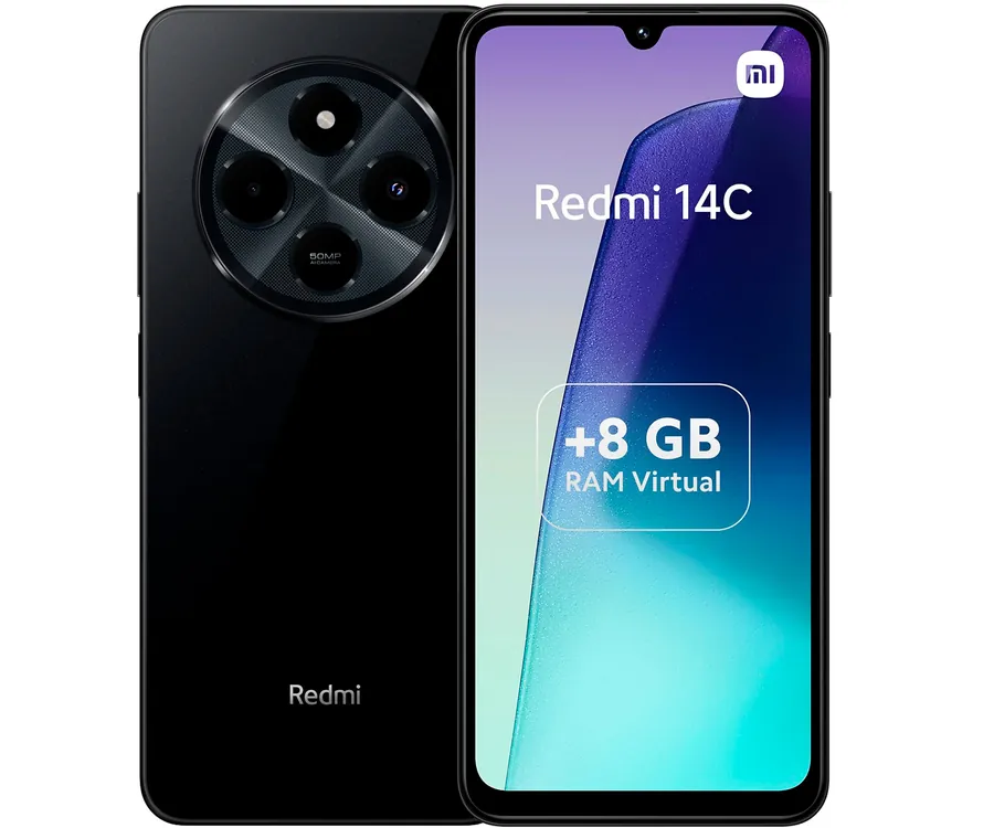 Xiaomi Redmi 14C Midnight Black / 4+128GB / 6.74