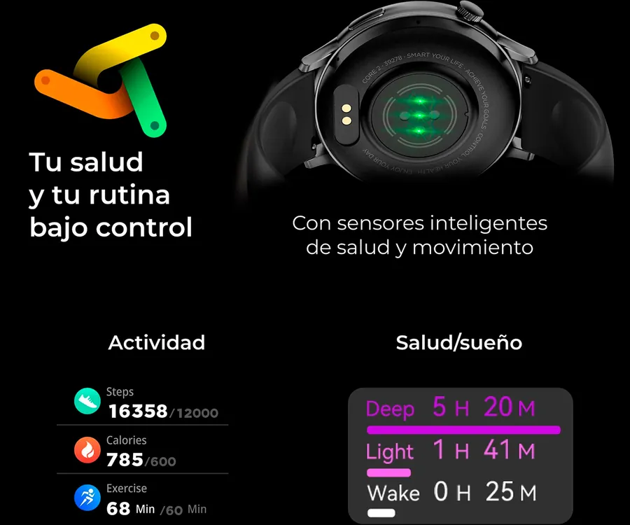 KSIX Core 2 Rosa / Smartwatch Amoled 1.43