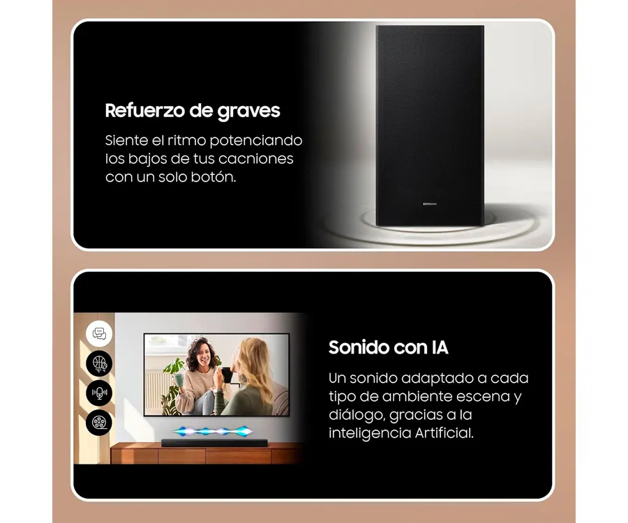 Samsung B650 Hw 650 B-series DTS Virtual:X Soundbar W/ Bass Boost