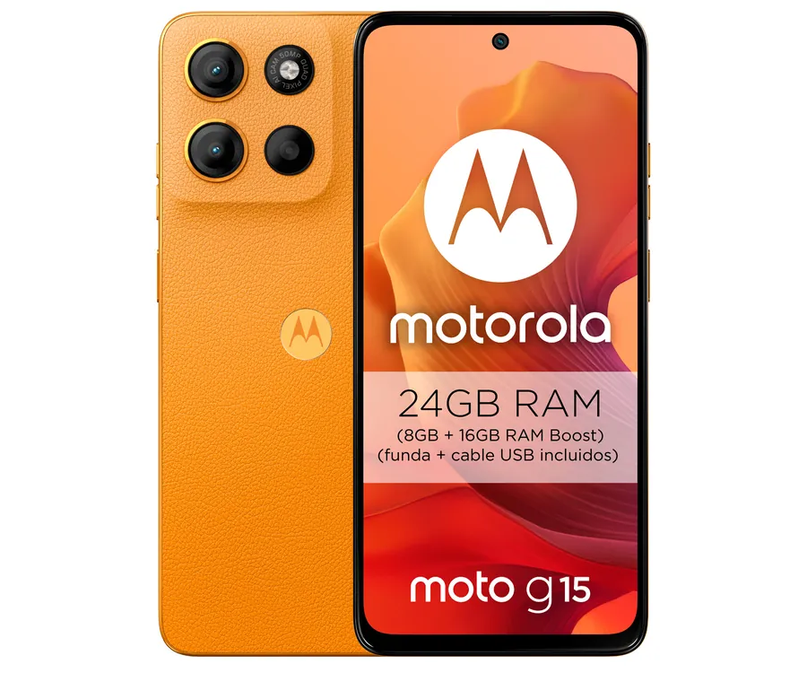 Motorola g15 256GB オレンジ　ワイヤレスイヤホンプレゼント付き Motorola g15 256GB オレンジ ワイヤレスイヤホンプレゼント付き