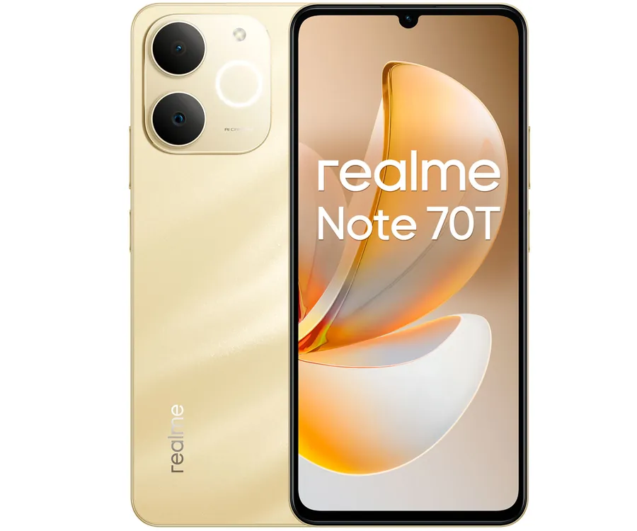 realme Note 70T ゴールド4+64GB Realme Note 70T 4G Gold / 4+128GB / 6,74