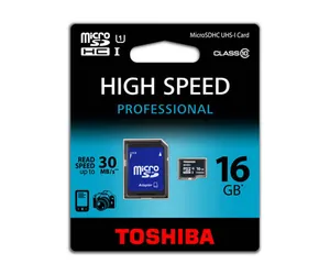 TOSHIBA MICROSDHC 16GB CLASE 10