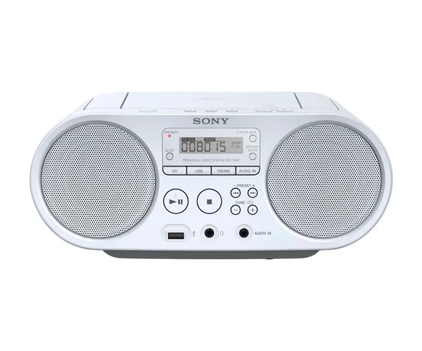 SONY ZSPS50W RADIO CD MP3 USB BLANCO