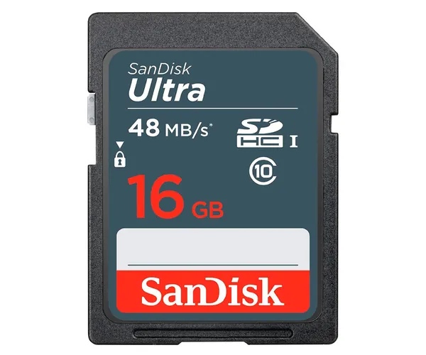 SANDISK ULTRA TARJETA DE MEMORIA SDHC CLASE 10 DE 16 GB