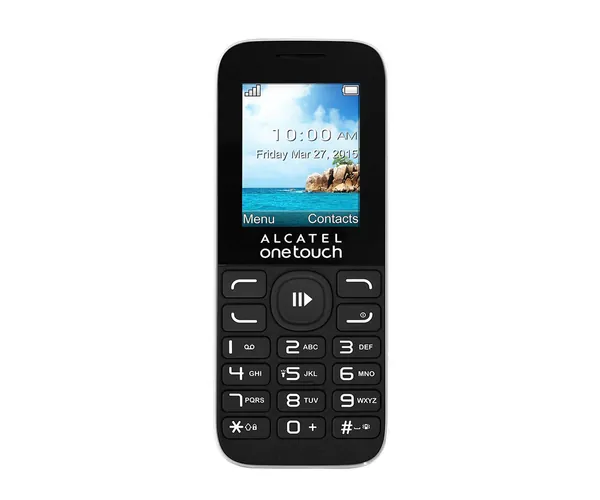 ALCATEL 10.52D TELÉFONO MÓVIL DUAL SIM CON MANOS LIBRES BLANCO