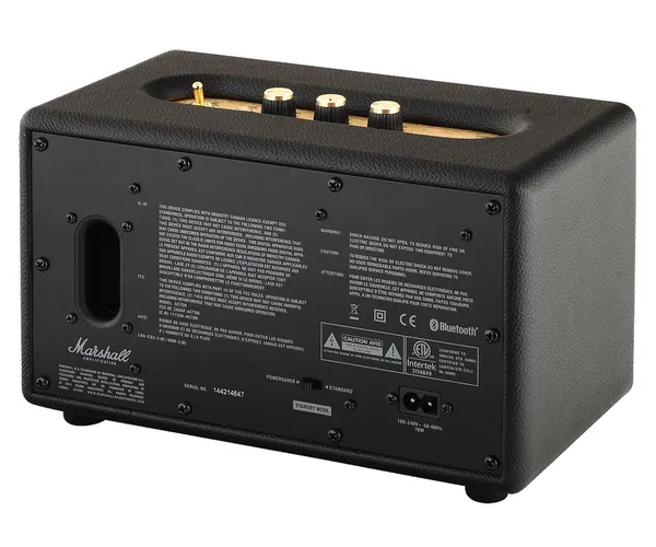 MARSHALL ACTON NEGRO ALTAVOZ BLUETOOTH 25W DE DISEÑO COMPACTO