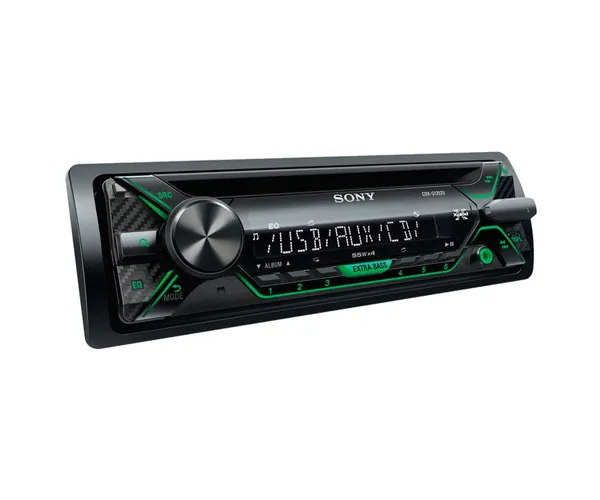 SONY RADIO CD CON USB PARA COCHE CDXG1200U/ LUZ VERDE