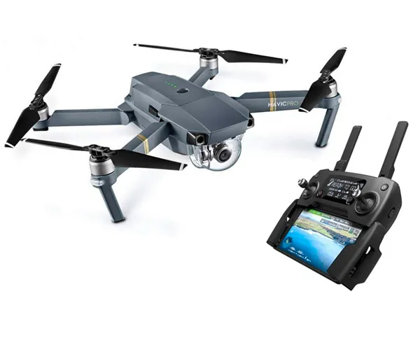 DJI - Drone Mavic Mini de cuatro hélices con cámara 2.7K con cardán de 3  ejes, GPS, tiempo de vuelo de 30 minutos