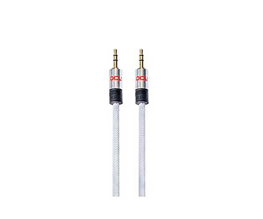 DCU Blanco / Cable Jack 3.5 (M) a Jack 3.5 (M) 2m