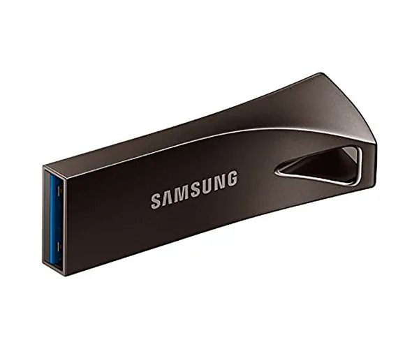 SAMSUNG BAR TITAN GRAY PLUS 128GB MEMORIA USB 3.1 HASTA 300MB/s CON DISEÑO RESIS...