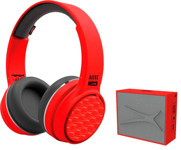 ALTEC LANSING PLAY & PARTY PACK ROJO AURICULARES RING N GO Y ALTAVOZ POCKET INAL...