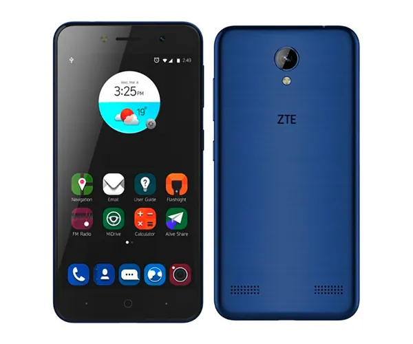 ZTE A520 AZUL MÓVIL 4G DUAL SIM 5'' IPS HD/4CORE/16GB/2GB RAM/8MP/8MP