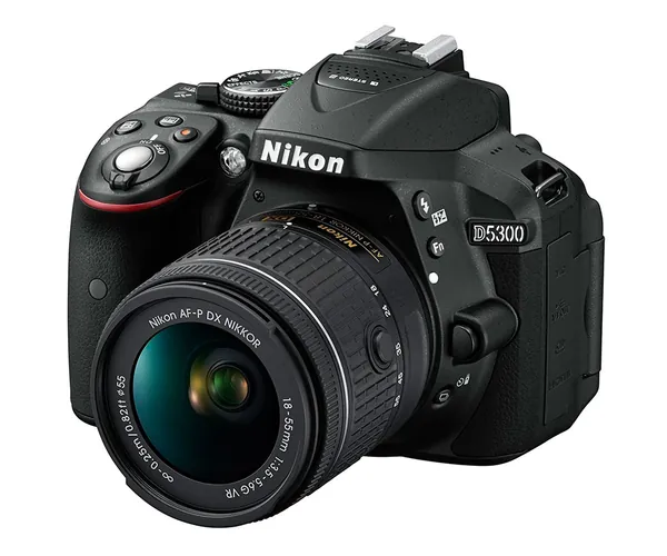 NIKON D5300 + AF-P DX NIKKOR 18-55mm VR CÁMARA REFLEX 24MP FULL HD WI-FI Y GPS