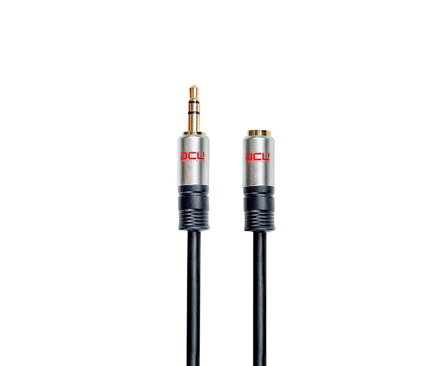 DCU  30701060 Negro / Cable Jack 3.5mm (M) a Jack 3.5 (H) 1.5m