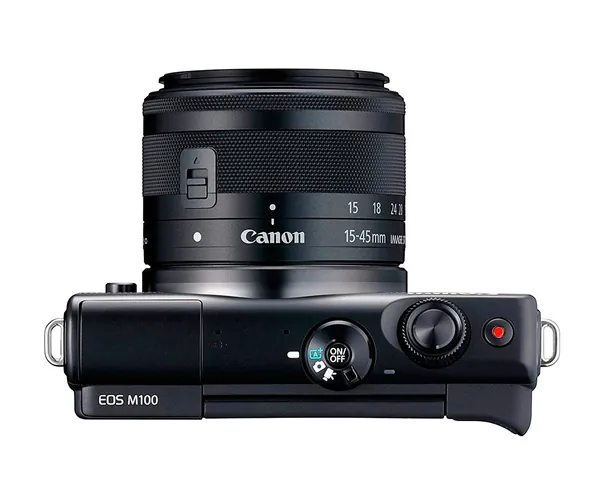 キャノン　EOS M100 ブラック CANON KIT EOS M100 NEGRO CÁMARA COMPACTA 24.2MP FULL HD DIGIC 7
