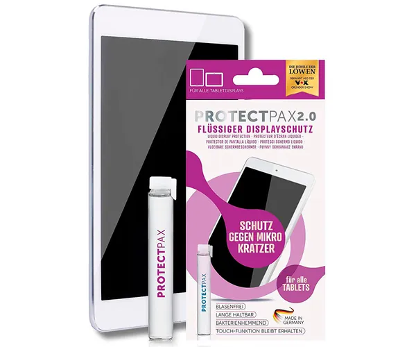 PROTECTPAX 2.0 PROTECTOR UNIVERSAL PARA TABLETS LÍQUIDO DE DIÓXIDO DE TITANIO CRISTAL TEMPLADO