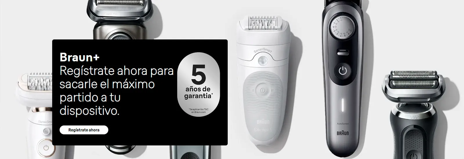 Braun 5 años de garantía
