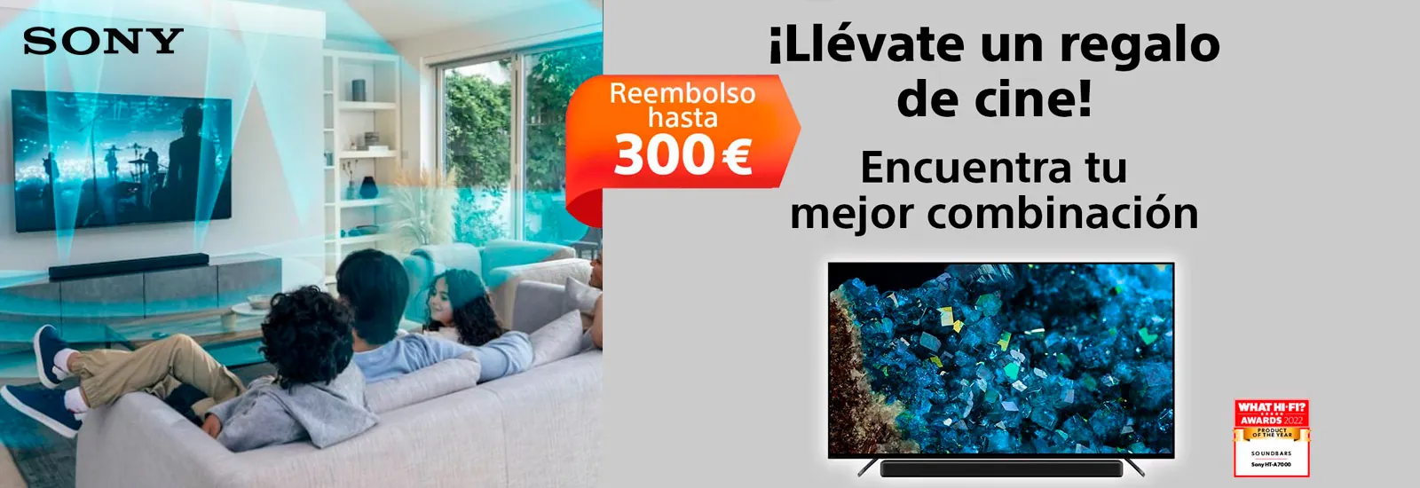 Con Sony: ¡Llévate un regalo de cine! Encuentra tu mejor combinación